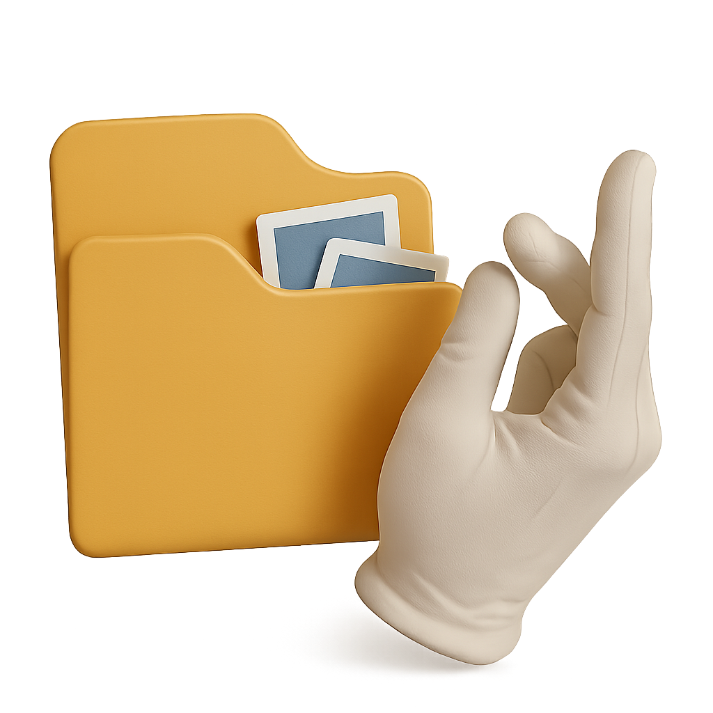 Rendering of folders of photo